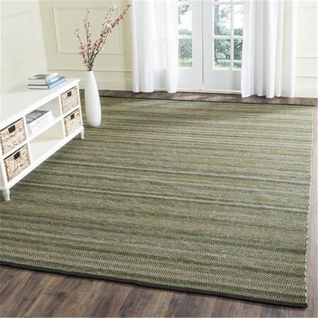 Safavieh Striped Kilim Flatweave Rectangle Rug- Green- 4 x 6 ft. STK421B-4